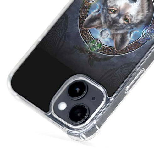 Brigid Ashwood Celtic Wolf Guide iPhone 14 MagSafe Case