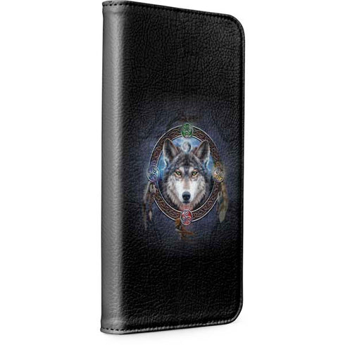 Celtic Wolf Guide by Brigid Ashwood iPhone 15 Folio Case