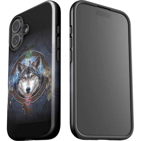 Celtic Wolf Guide by Brigid Ashwood iPhone 16 Impact Case