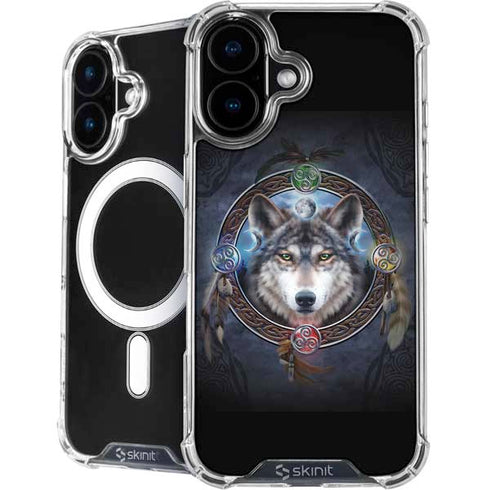 Celtic Wolf Guide by Brigid Ashwood iPhone 16 MagSafe Case