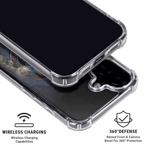 Celtic Wolf Guide by Brigid Ashwood iPhone 16 MagSafe Case