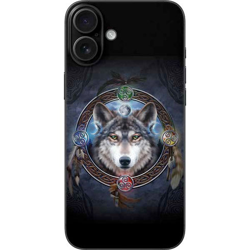 Celtic Wolf Guide by Brigid Ashwood iPhone 16 Plus Skin