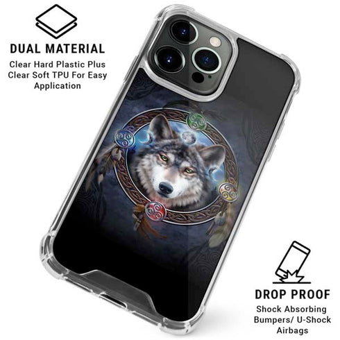 Celtic Wolf Guide by Brigid Ashwood iPhone 16 Pro Clear Case