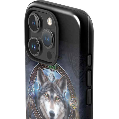Celtic Wolf Guide by Brigid Ashwood iPhone 16 Pro Impact Case