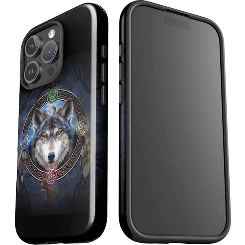 Celtic Wolf Guide by Brigid Ashwood iPhone 16 Pro Max Impact Case