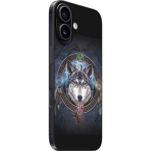Celtic Wolf Guide by Brigid Ashwood iPhone 16 Skin