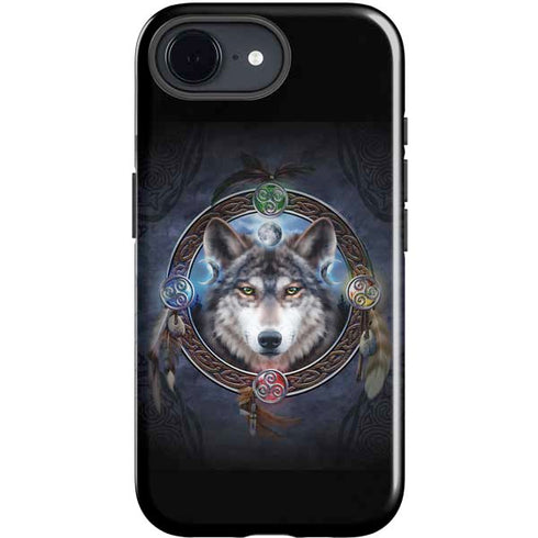 Celtic Wolf Guide by Brigid Ashwood iPhone 16e Impact Case