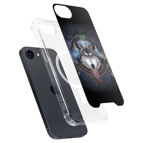Celtic Wolf Guide by Brigid Ashwood iPhone 16e MagSafe Case