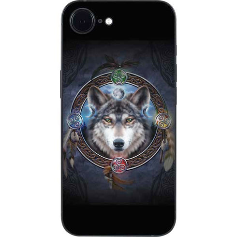 Celtic Wolf Guide by Brigid Ashwood iPhone 16e Skin