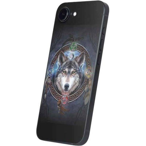 Celtic Wolf Guide by Brigid Ashwood iPhone 16e Skin