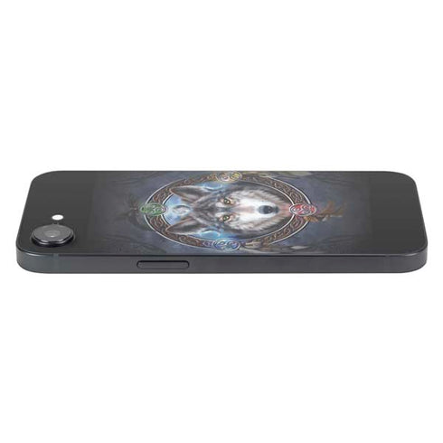 Celtic Wolf Guide by Brigid Ashwood iPhone 16e Skin