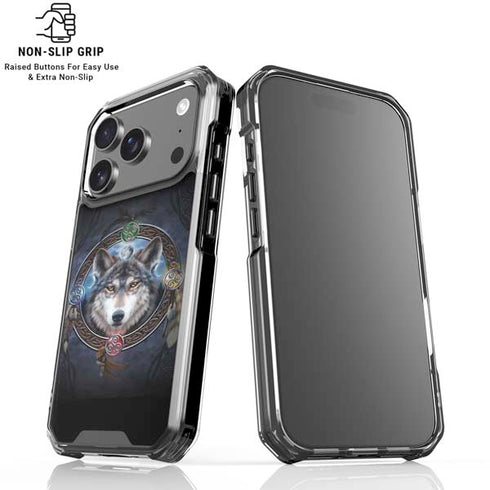 Celtic Wolf Guide by Brigid Ashwood iPhone 18 Pro Clear Case