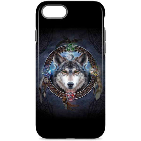 Celtic Wolf Guide by Brigid Ashwood iPhone Cases