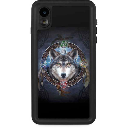 Celtic Wolf Guide by Brigid Ashwood iPhone Cases