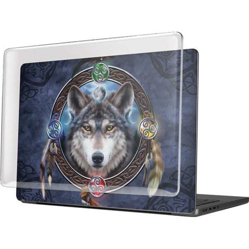 Celtic Wolf Guide by Brigid Ashwood MacBook Pro 14in (2021-24) Case plus Skin