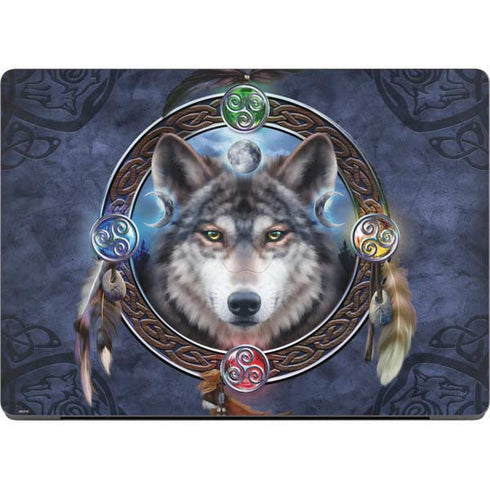 Celtic Wolf Guide by Brigid Ashwood Apple MacBook Pro 14-inch Skin