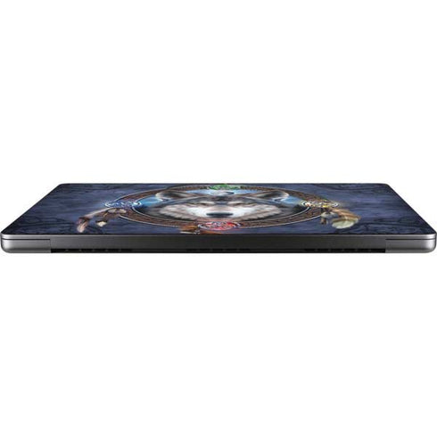 Celtic Wolf Guide by Brigid Ashwood Apple MacBook Pro 14-inch Skin