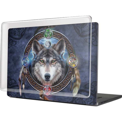 Celtic Wolf Guide by Brigid Ashwood MacBook Cases