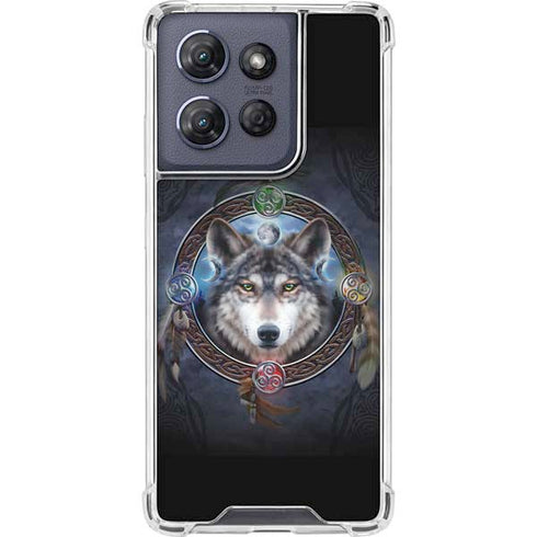 Celtic Wolf Guide by Brigid Ashwood Moto G Power 5G (2025) Clear Case