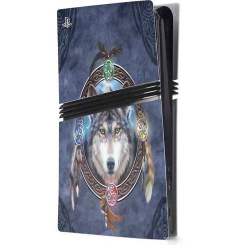 Celtic Wolf Guide by Brigid Ashwood PS5 Pro Console Skin