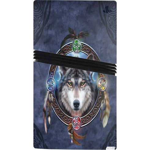 Celtic Wolf Guide by Brigid Ashwood PS5 Pro Console Skin