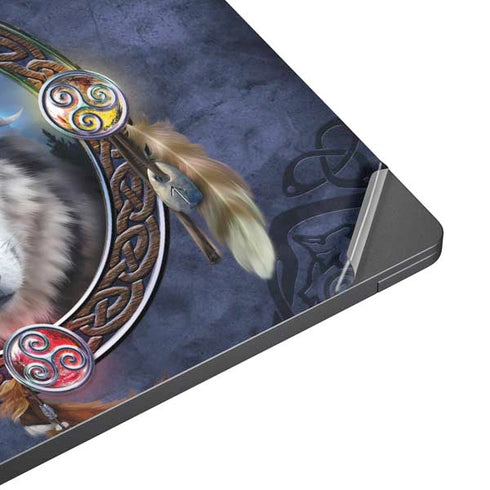 Celtic Wolf Guide by Brigid Ashwood Surface Laptop 7 13.8in Skin