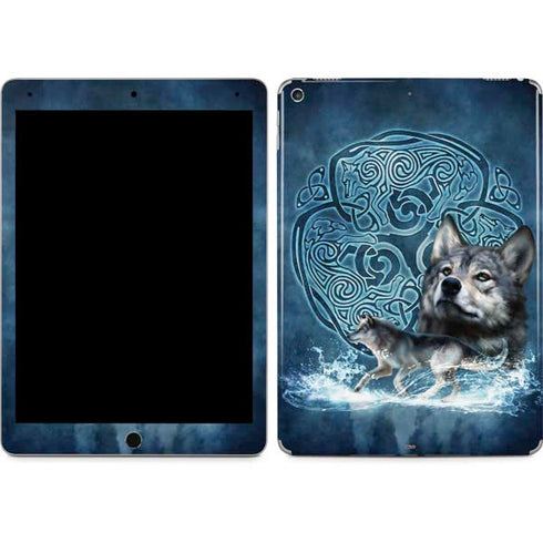 Celtic Wolf by Brigid Ashwood iPad Skins