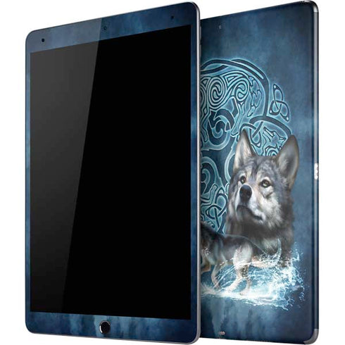 Celtic Wolf by Brigid Ashwood iPad Skins