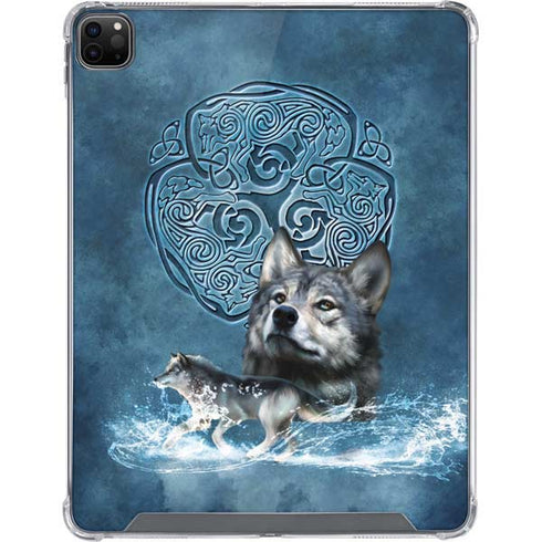 Celtic Wolf by Brigid Ashwood iPad Cases