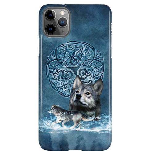 Celtic Wolf by Brigid Ashwood iPhone Cases