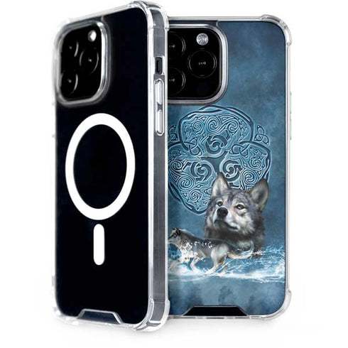 Celtic Wolf by Brigid Ashwood iPhone Cases