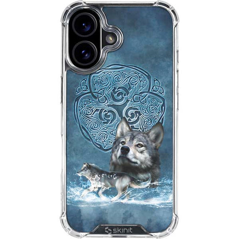 Celtic Wolf by Brigid Ashwood iPhone 16 Clear Case