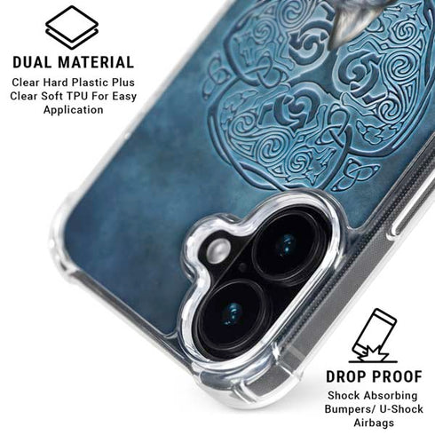 Celtic Wolf by Brigid Ashwood iPhone 16 Clear Case