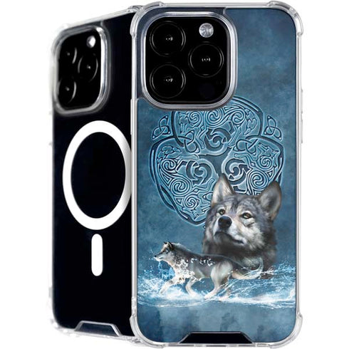 Celtic Wolf by Brigid Ashwood iPhone 16 Pro MagSafe Case