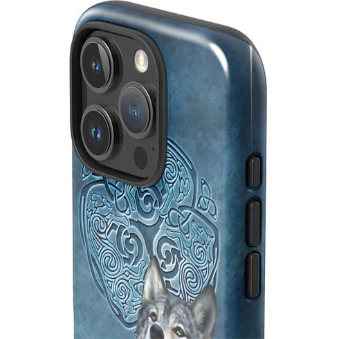 Celtic Wolf by Brigid Ashwood iPhone 16 Pro Max Impact Case