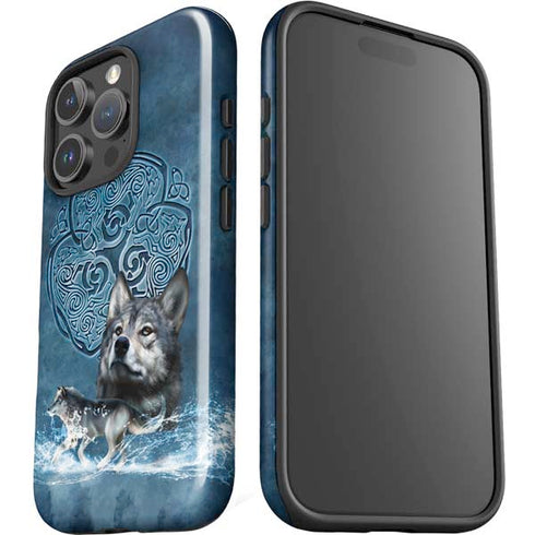 Celtic Wolf by Brigid Ashwood iPhone 16 Pro Max Impact Case