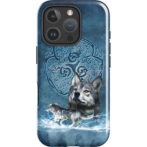 Celtic Wolf by Brigid Ashwood iPhone 16 Pro Max Magsafe Impact Case
