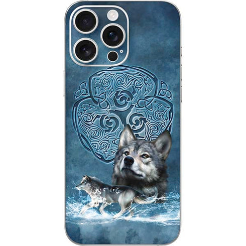 Celtic Wolf by Brigid Ashwood iPhone 16 Pro Max Skin