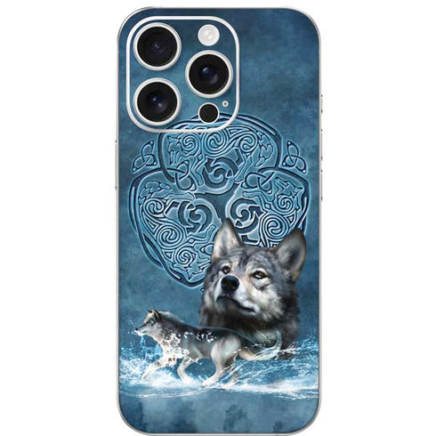 Celtic Wolf by Brigid Ashwood iPhone 16 Pro Skin