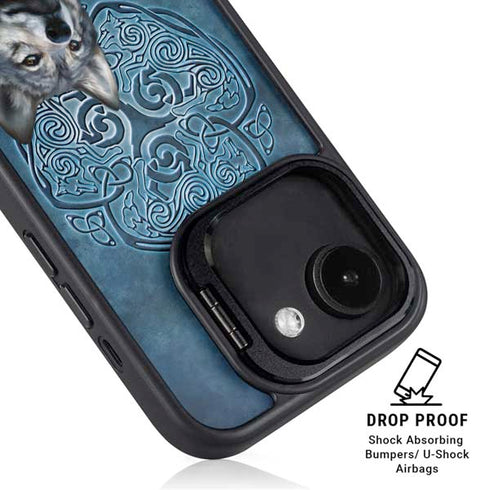Celtic Wolf by Brigid Ashwood iPhone 16e Kickstand Case