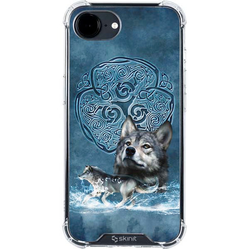 Celtic Wolf by Brigid Ashwood iPhone 16e Clear Case