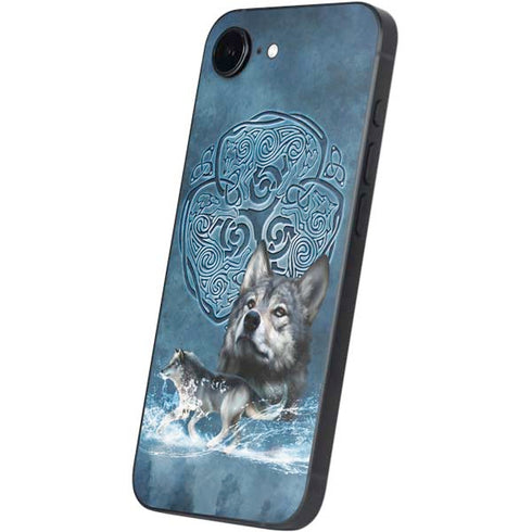 Celtic Wolf by Brigid Ashwood iPhone 16e Skin