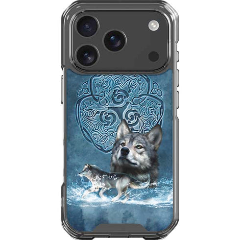 Celtic Wolf by Brigid Ashwood iPhone 18 Pro Clear Case