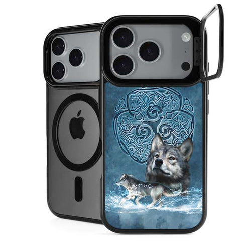 Celtic Wolf by Brigid Ashwood iPhone 18 Pro Kickstand Case