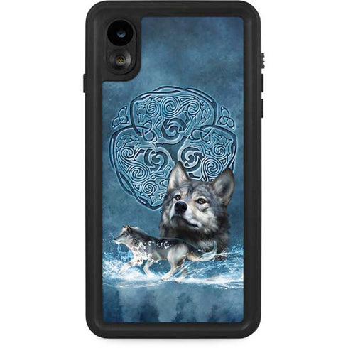 Celtic Wolf by Brigid Ashwood iPhone Cases