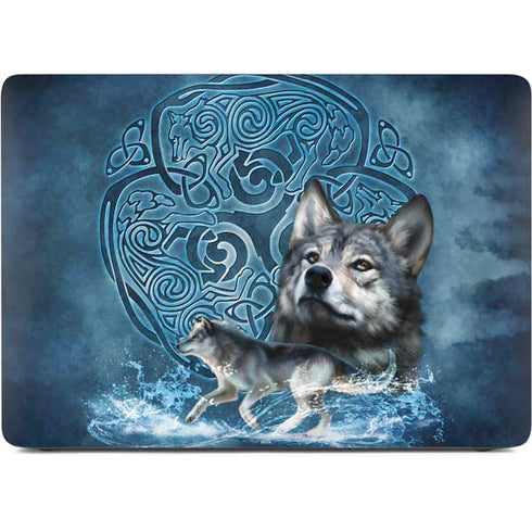 Celtic Wolf by Brigid Ashwood Apple MacBook Air Skin