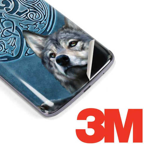 Celtic Wolf by Brigid Ashwood Moto E5 Plus Skin