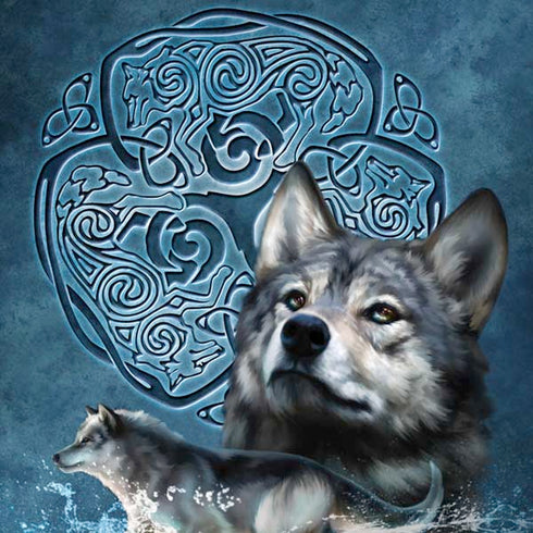 Celtic Wolf by Brigid Ashwood Moto G6 Skin