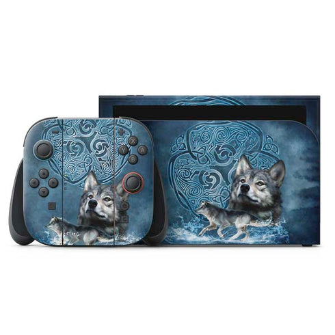 Celtic Wolf by Brigid Ashwood Nintendo Skins