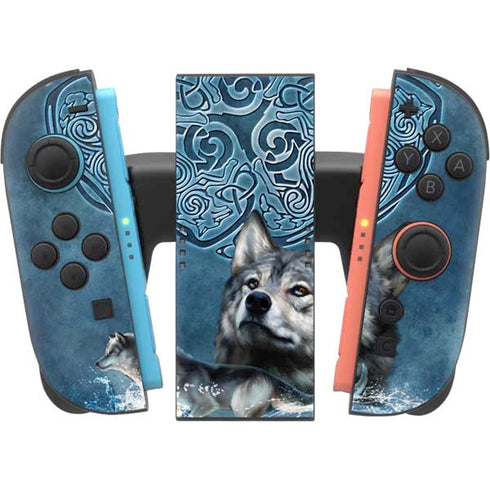 Celtic Wolf by Brigid Ashwood Nintendo Switch 2 (2025) Joy-Con Controller Skin